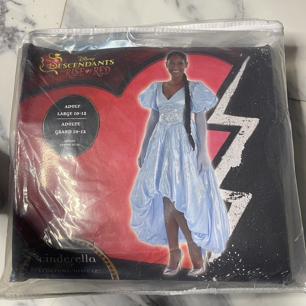 Disney Descendants The Rise‎ Of Red Cinderella Adult Costume Size 10-12